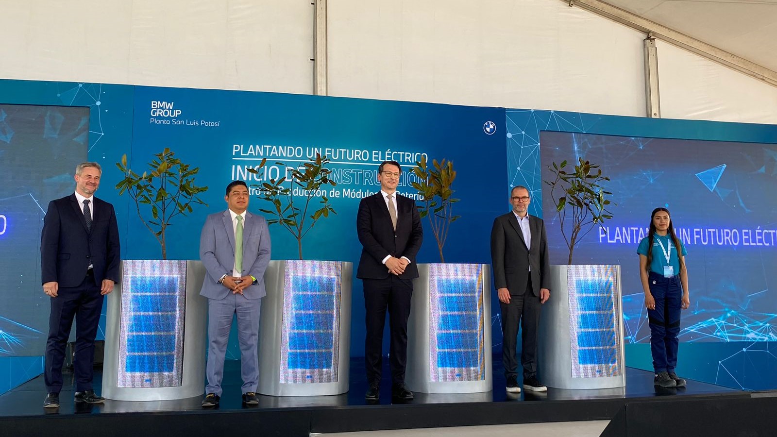 Arranca BMW construcción del Centro de Producción de Módulos de Baterías en SLP