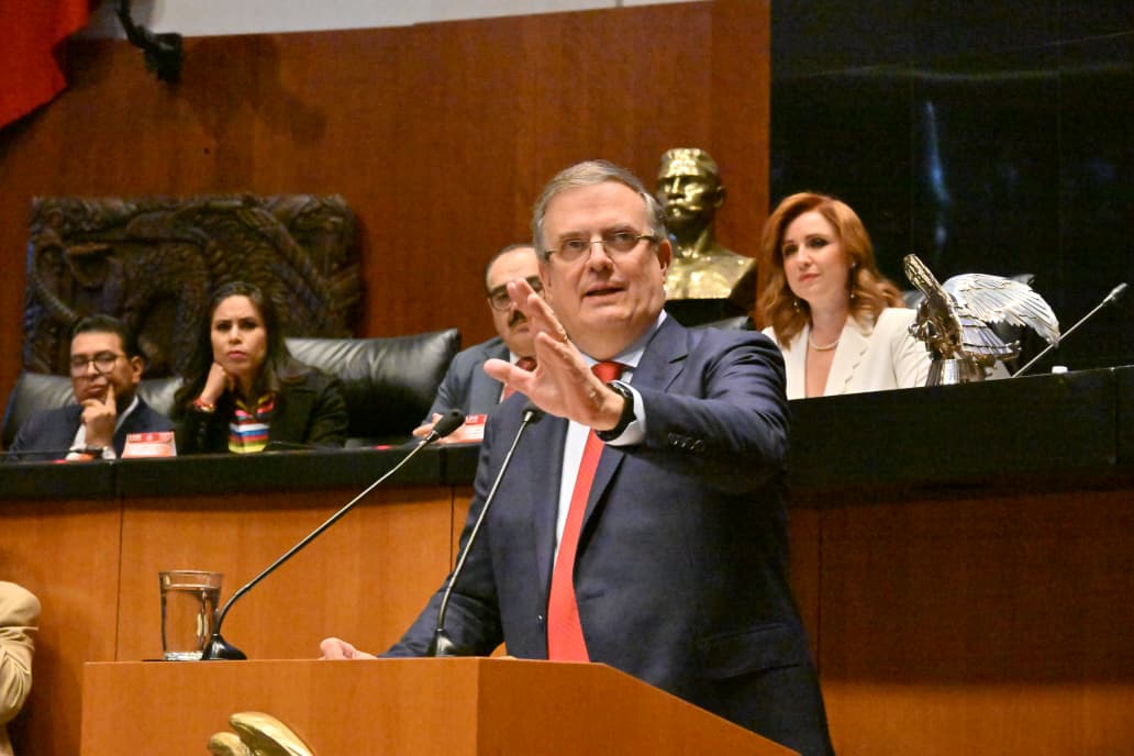 Marcelo Ebrard pide participación del Senado en las consultas del T-MEC