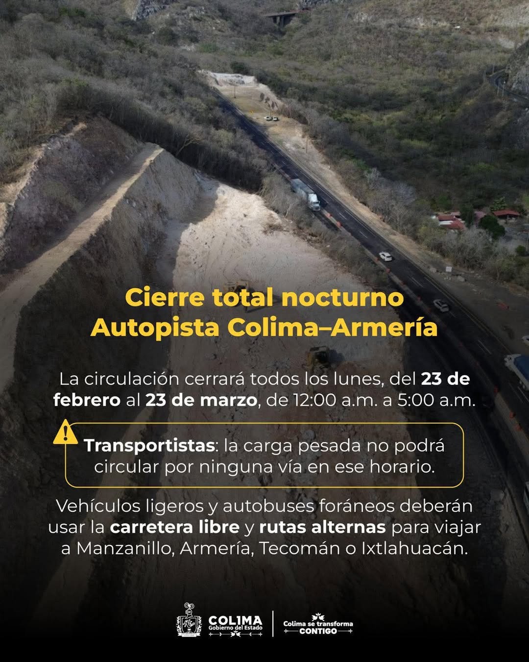 Aviso Logístico Importante – Manzanillo