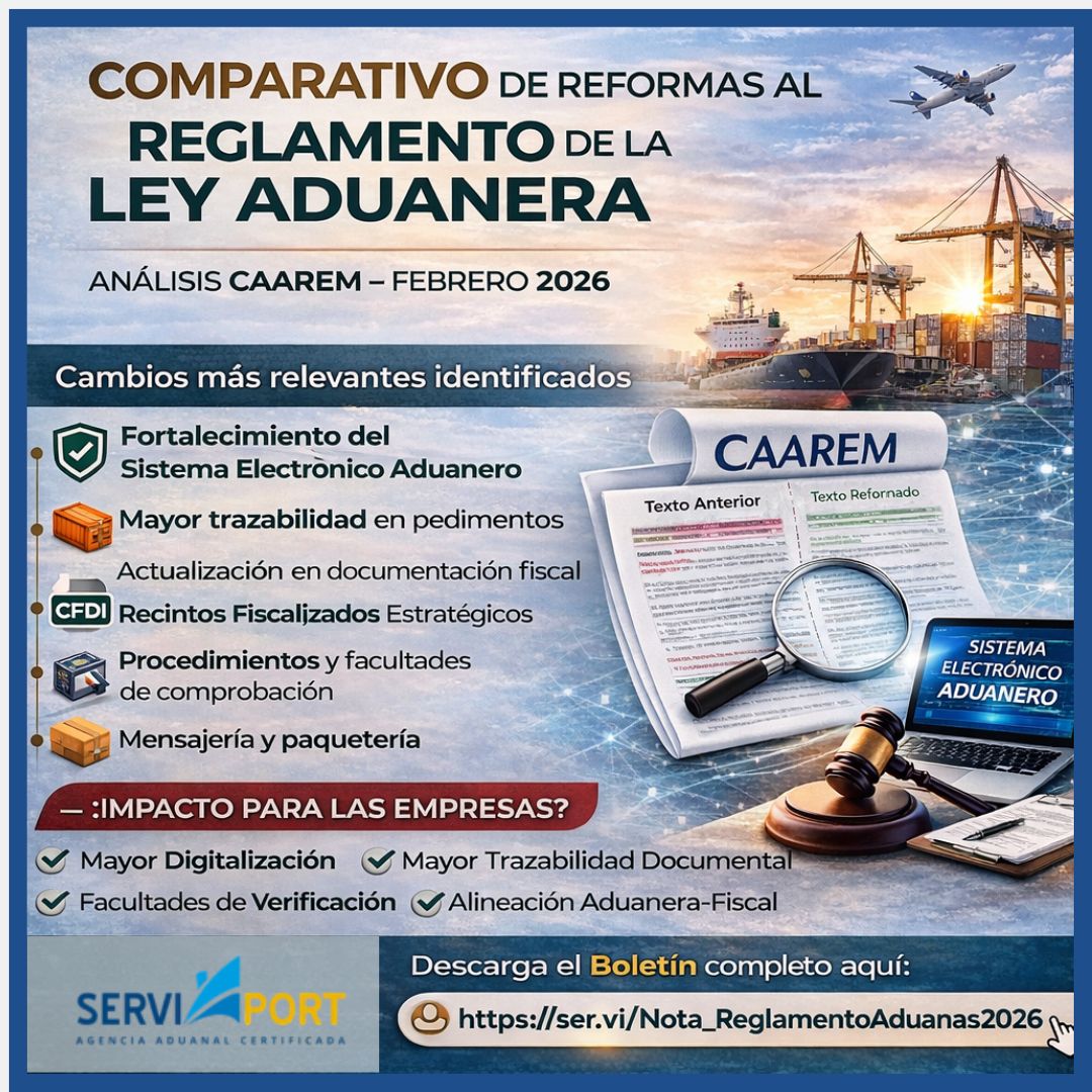 Comparativo de Reformas al Reglamento de la Ley Aduanera