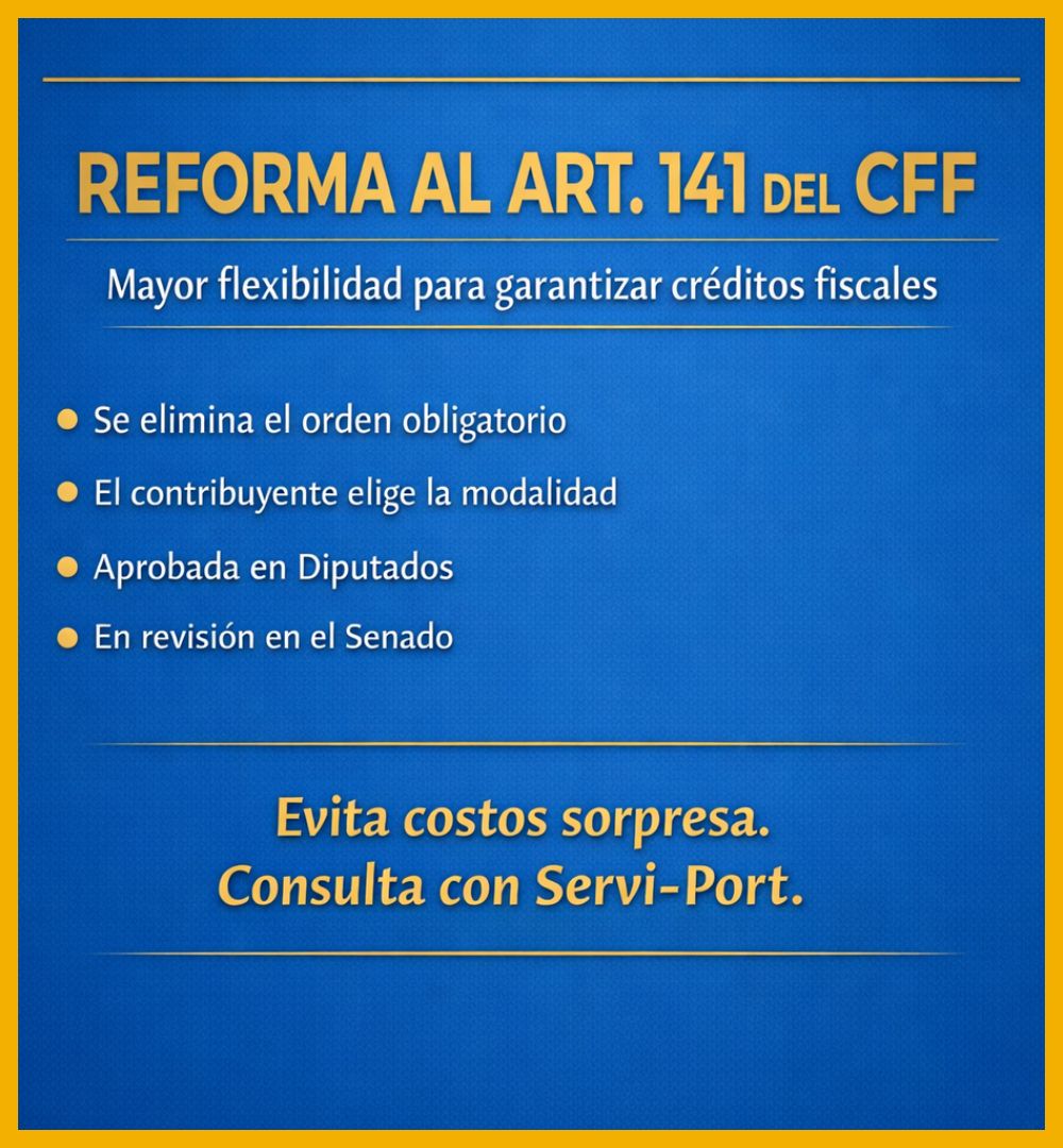 Reforma al artículo 141 del Código Fiscal de la Federación avanza en el proceso legislativo