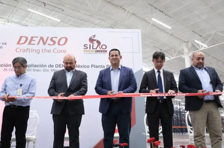 Denso inaugura tercera ampliación de su planta en Guanajuato Puerto Interior