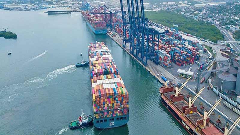 Puerto Manzanillo de México movilizó 2,5 millones de TEUs de enero a septiembre