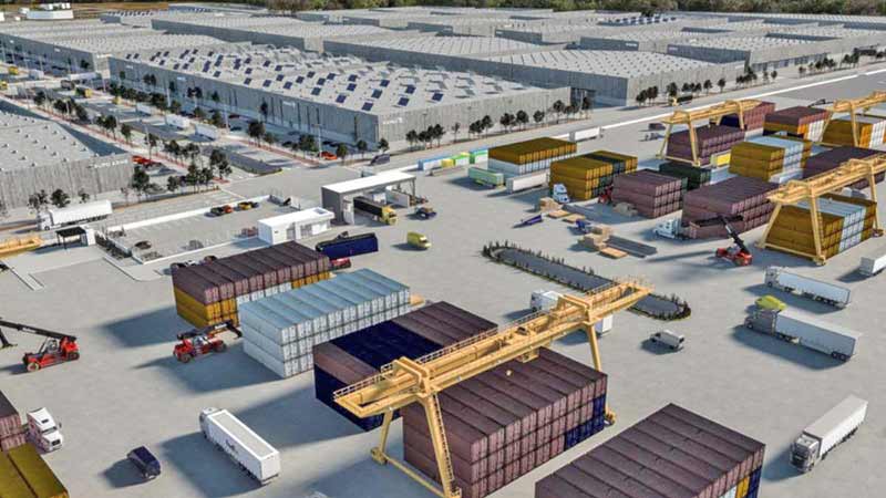 Colocan la primera piedra del Recinto Fiscalizado Estratégico del Mazatlán Logistic Center