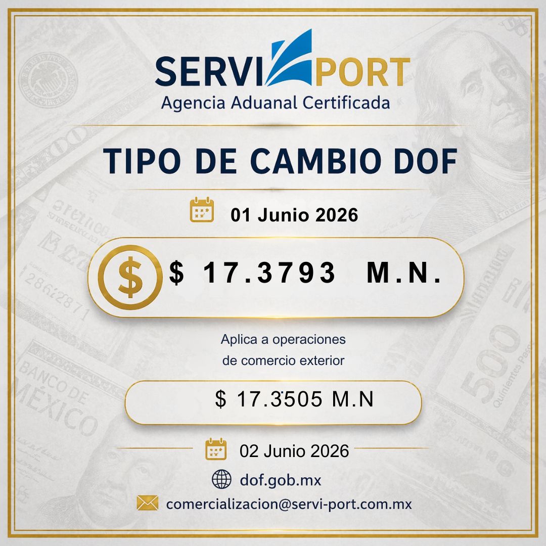 Tipo de Cambio DOF01 de junio 2026: Referencia Clave para Operaciones de Comercio Exterior