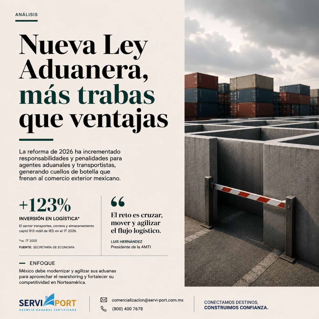 Nueva Ley Aduanera 2026: retos para la operación logística en México