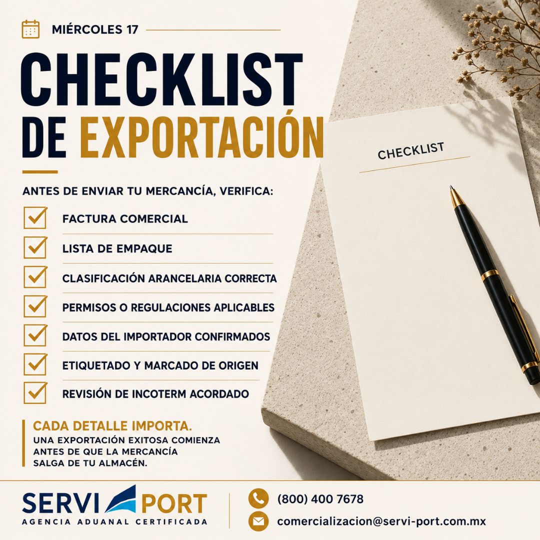Checklist de exportación: 7 puntos clave para una operación internacional exitosa