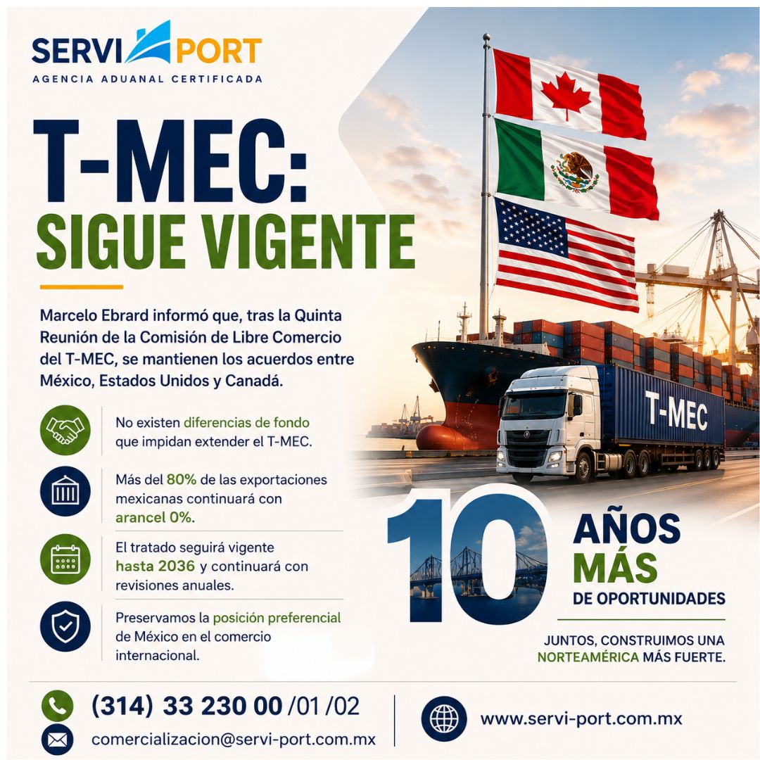 T-MEC seguirá vigente: México confía en extender el tratado y fortalecer el comercio en Norteamérica