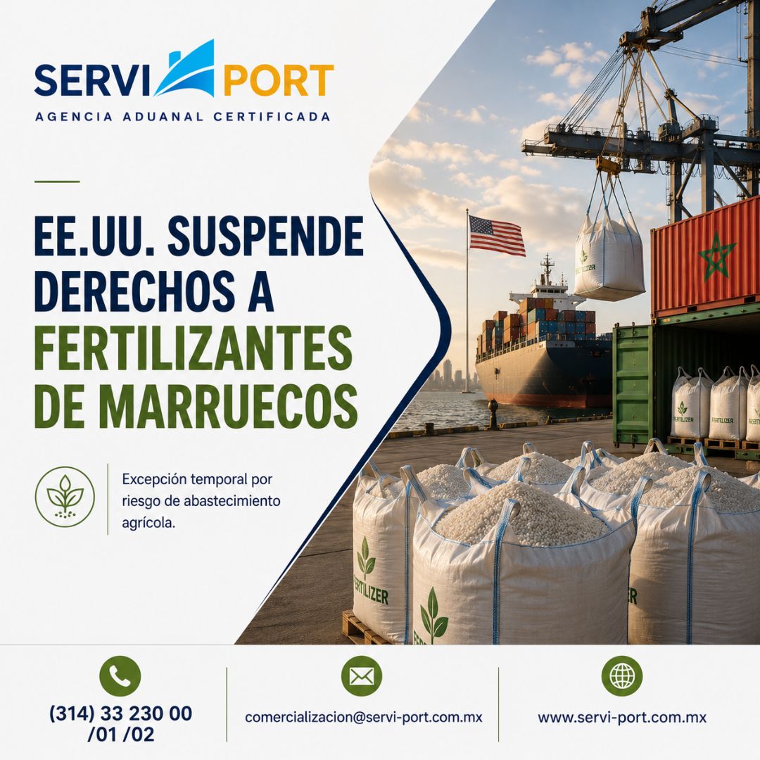 EE.UU. suspende derechos a fertilizantes de Marruecos para proteger el suministro agrícola