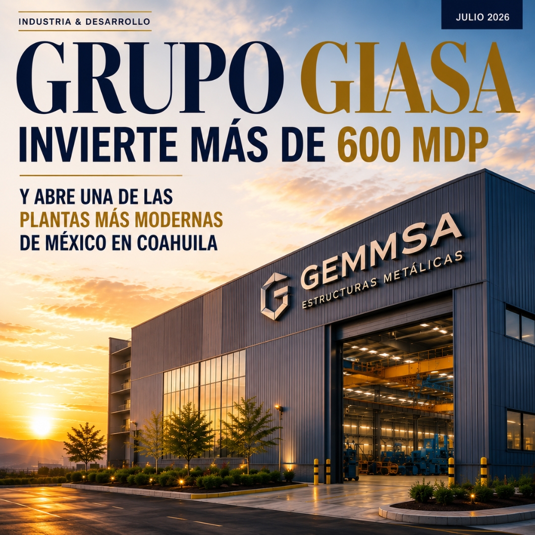 Grupo GIASA inaugura en Coahuila una de las plantas de estructuras metálicas más modernas de México