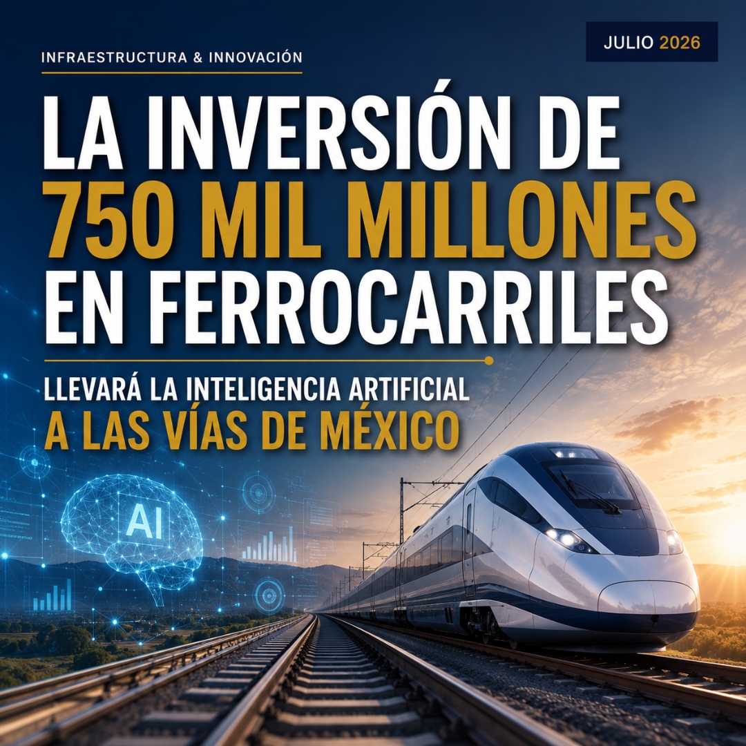 La inteligencia artificial transformará el mantenimiento de los ferrocarriles en México