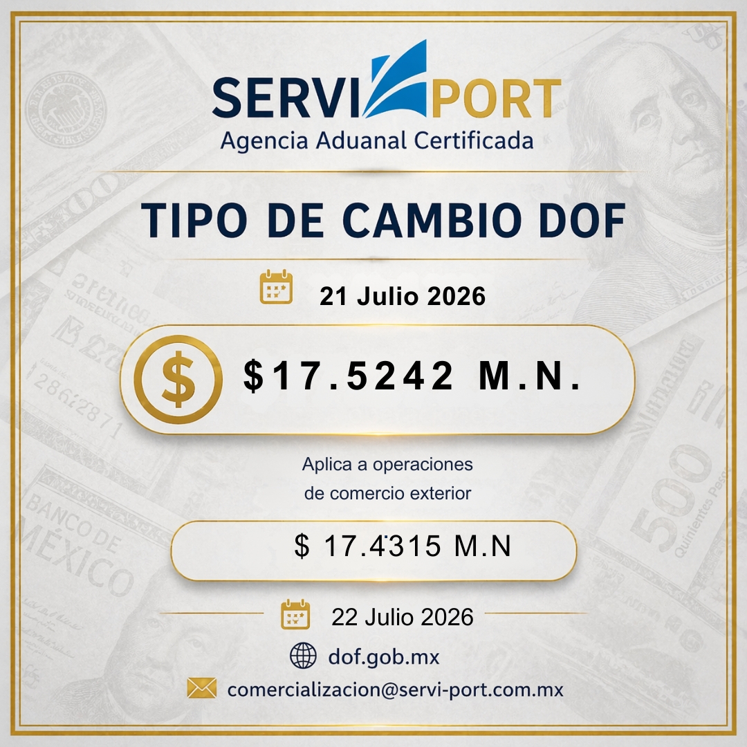 Tipo de Cambio DOF: indicador clave para las operaciones de comercio exterior
