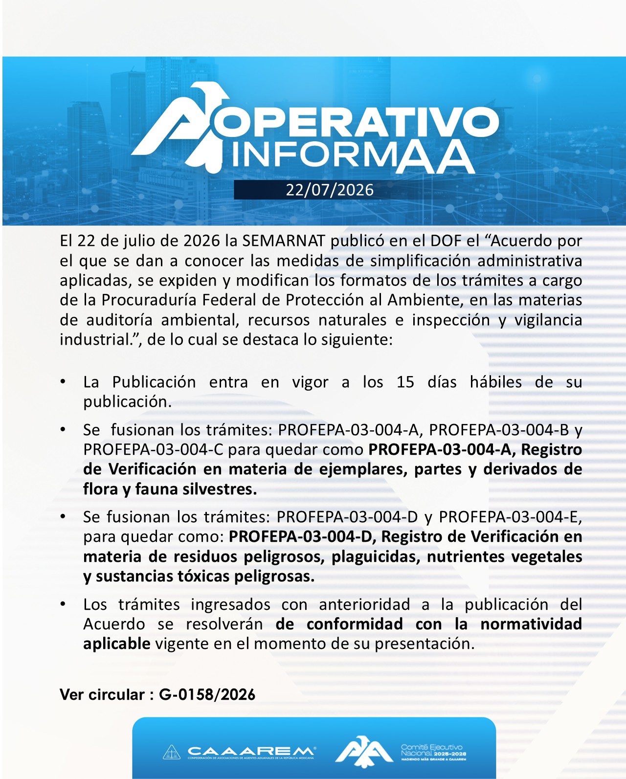 SEMARNAT simplifica trámites de PROFEPA: nuevos cambios publicados en el DOF