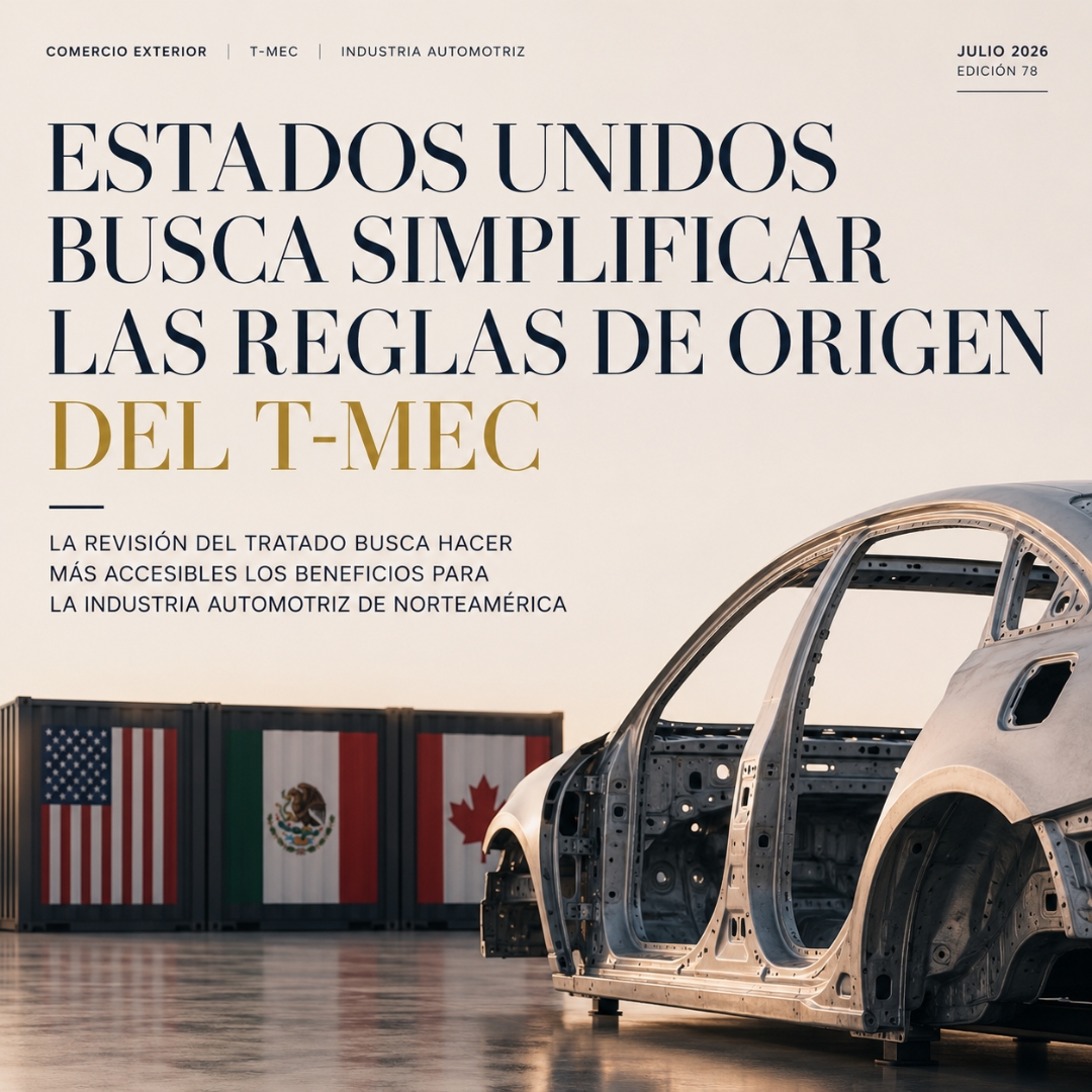 Estados Unidos propone simplificar las reglas de origen del T-MEC para fortalecer la industria automotriz de Norteamérica