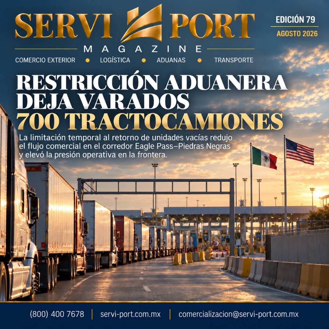700 TRACTOCAMIONES VARADOS: RESTRICCIÓN ADUANERA SACUDE EL CORREDOR EAGLE PASS–PIEDRAS NEGRAS