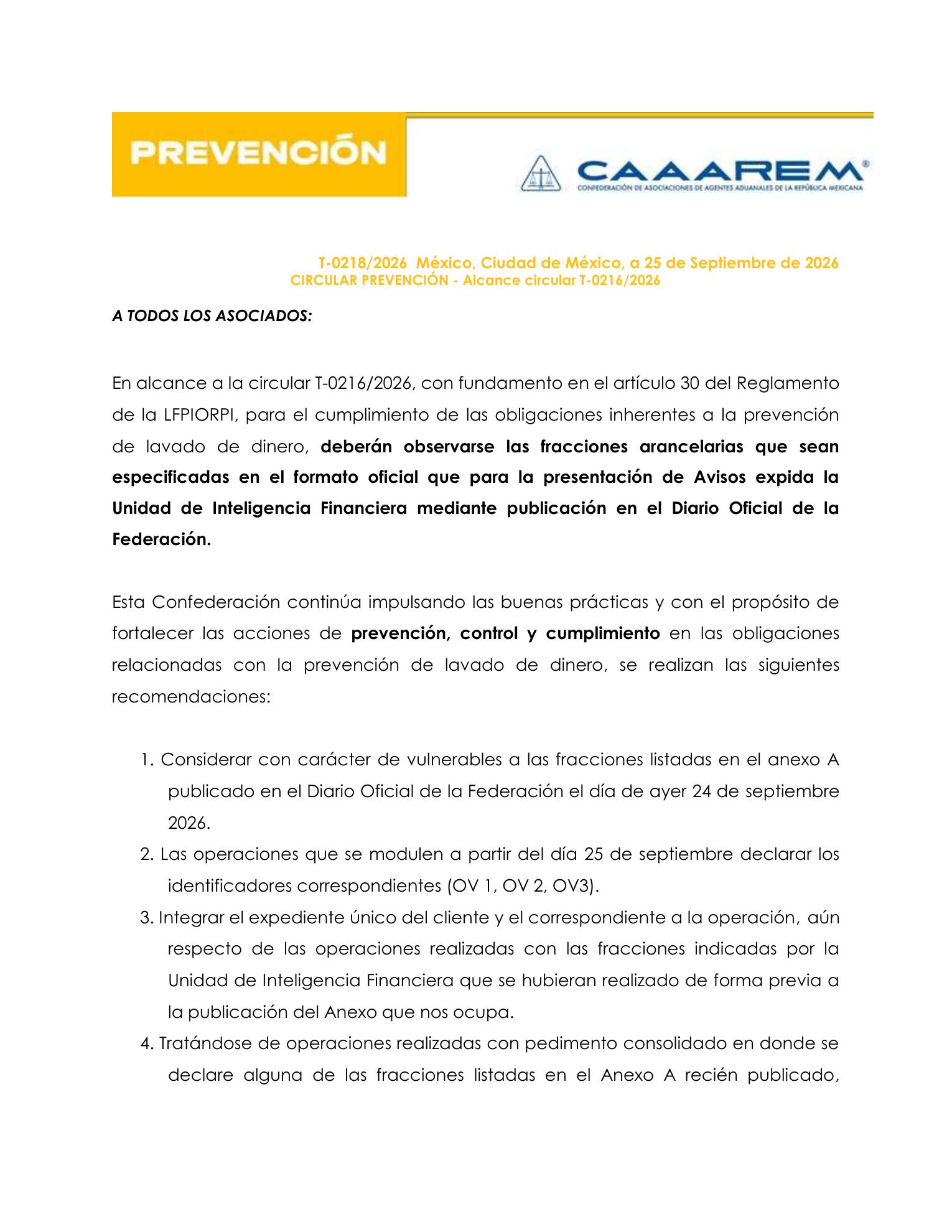 Prevención de lavado de dinero: nuevas recomendaciones para operaciones vulnerables
