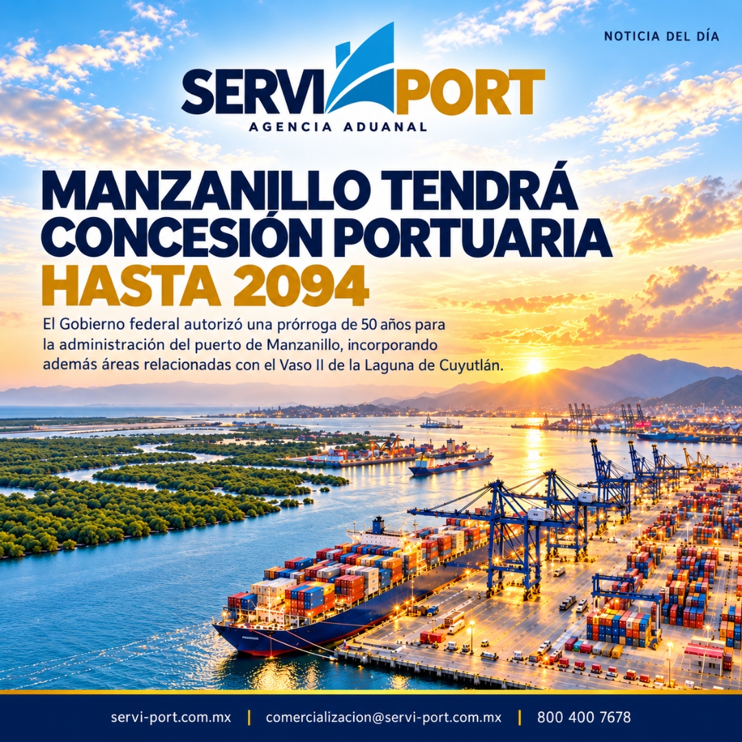 MANZANILLO TENDRÁ CONCESIÓN PORTUARIA HASTA 2094