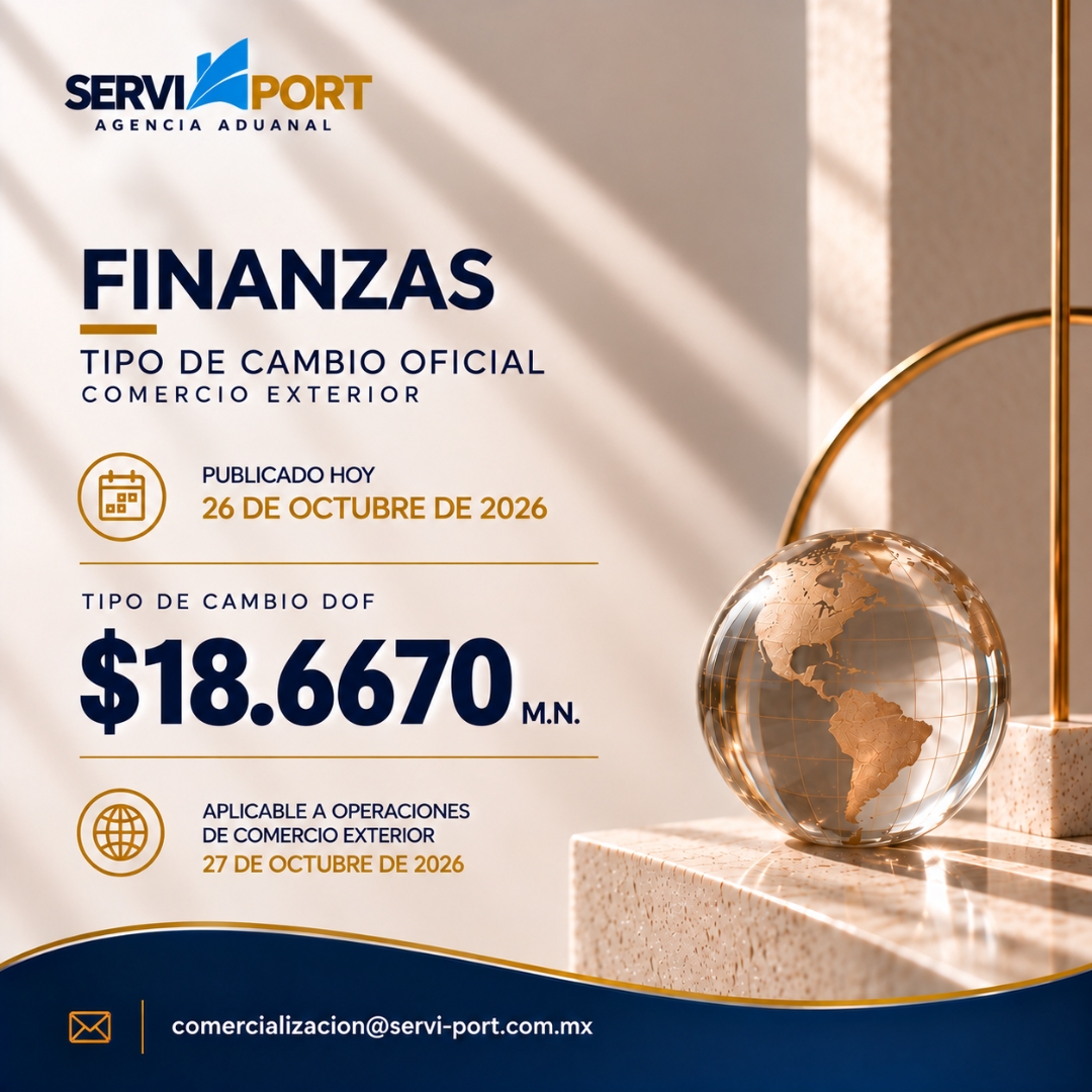 Tipo de Cambio DOF Hoy, 26 de Octubre de 2026 | $18.6670