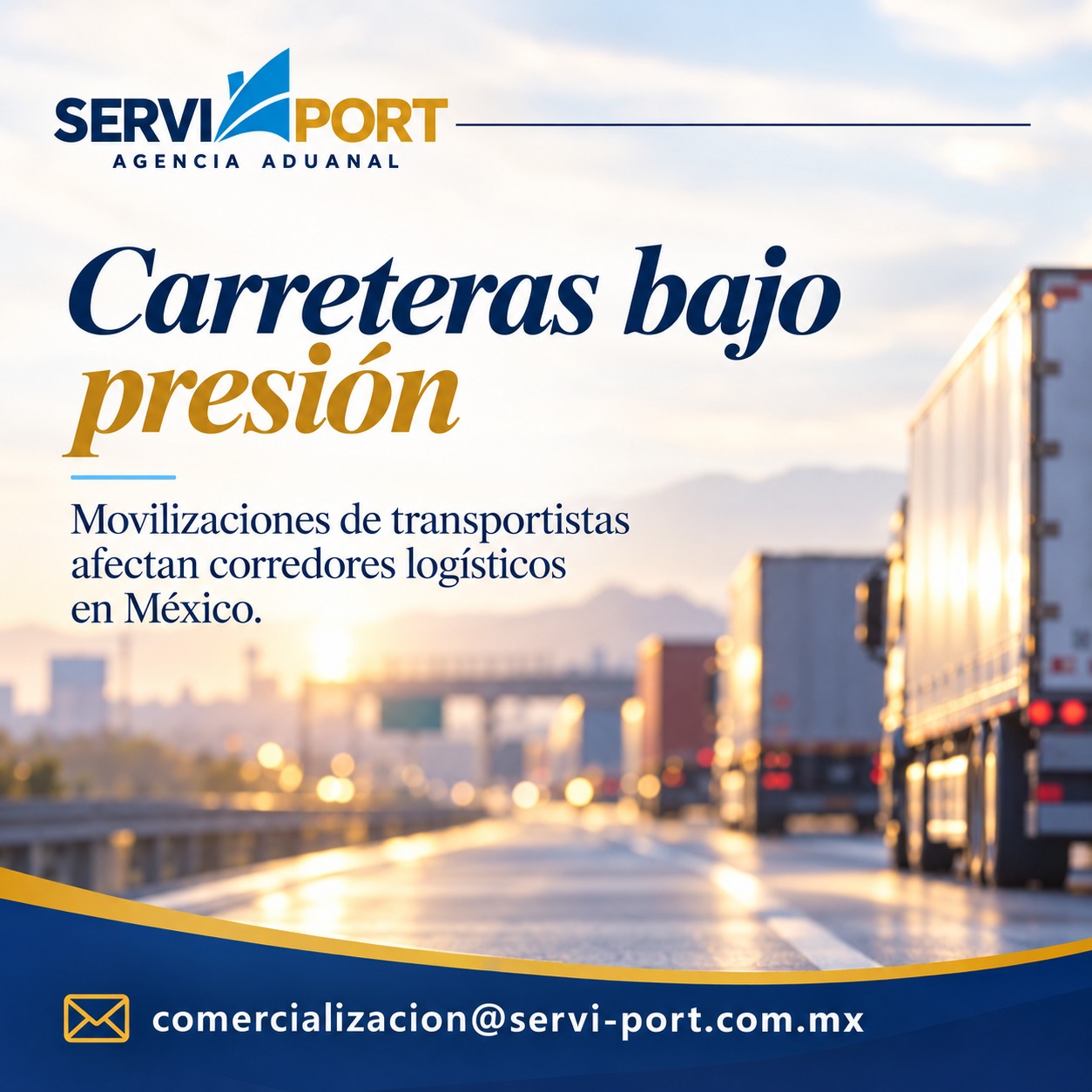 CARRETERAS BAJO PRESIÓN: PARO DE TRANSPORTISTAS PONE EN ALERTA A LA LOGÍSTICA MEXICANA